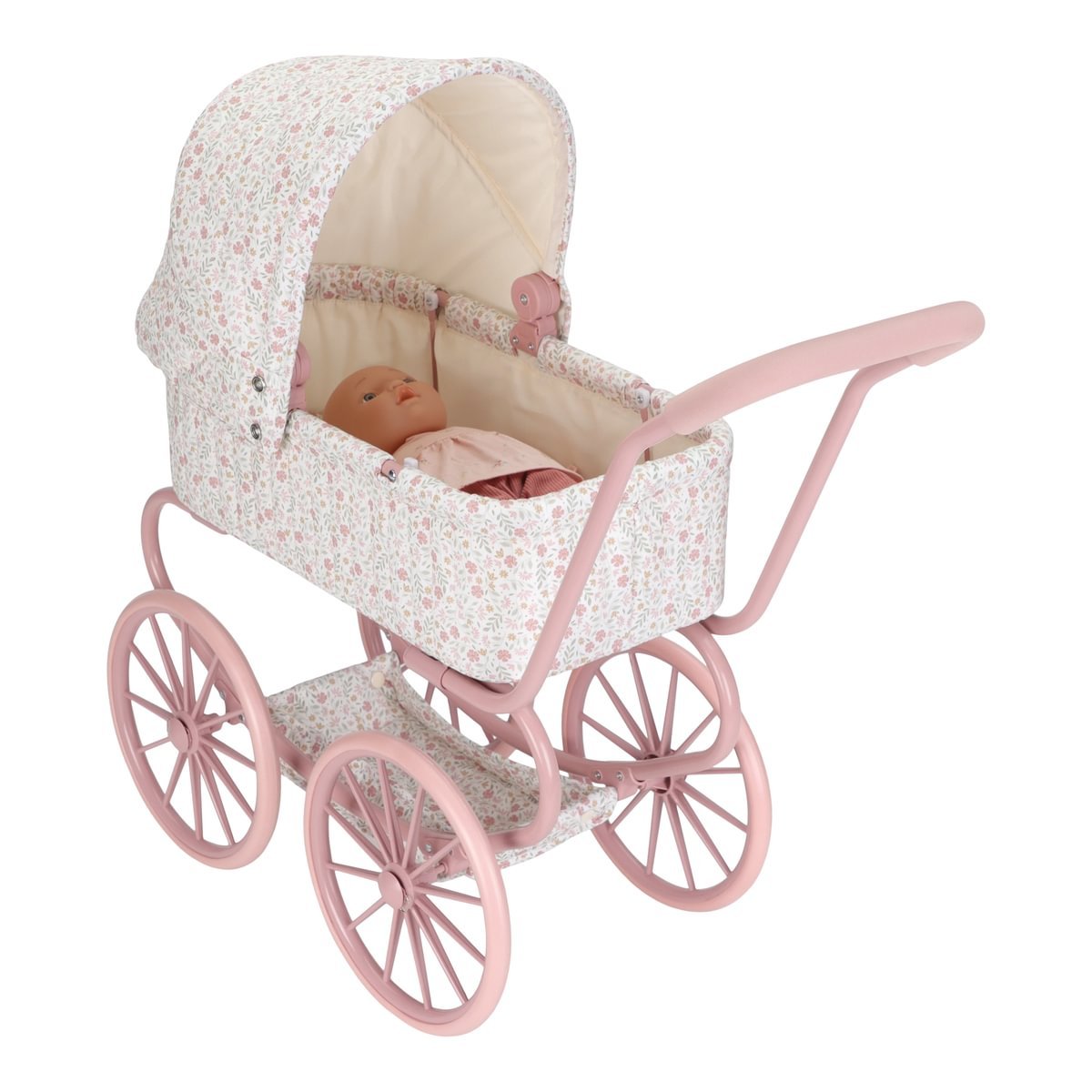 Little Dutch® Klasičen voziček za Punčko Soft Flowers - PUFFI