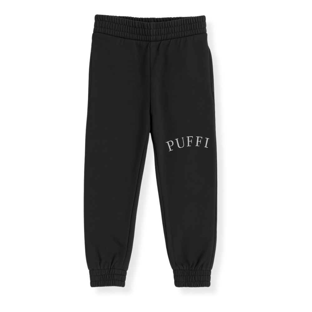 Otroške hlače ČRNA - PUFFI