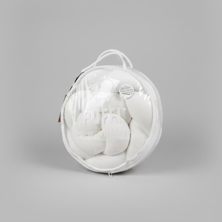 Enojna obroba za otroško posteljo JERSEY BELA