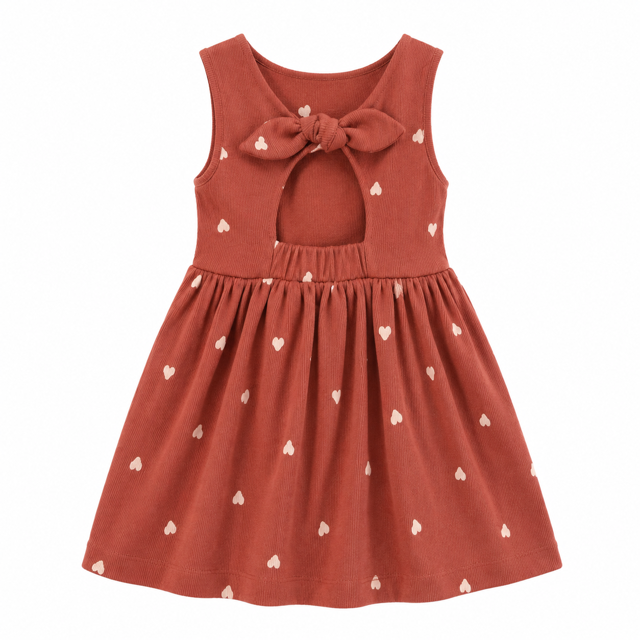 otroska oblekica blossom ribbed hearts