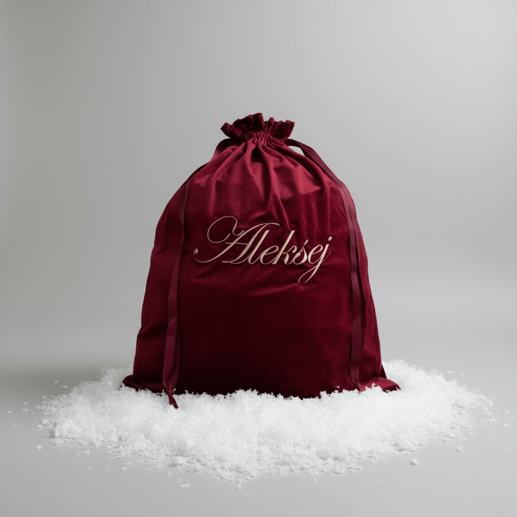 Božična vreča za darila - PERSONALIZIRANA - PUFFI