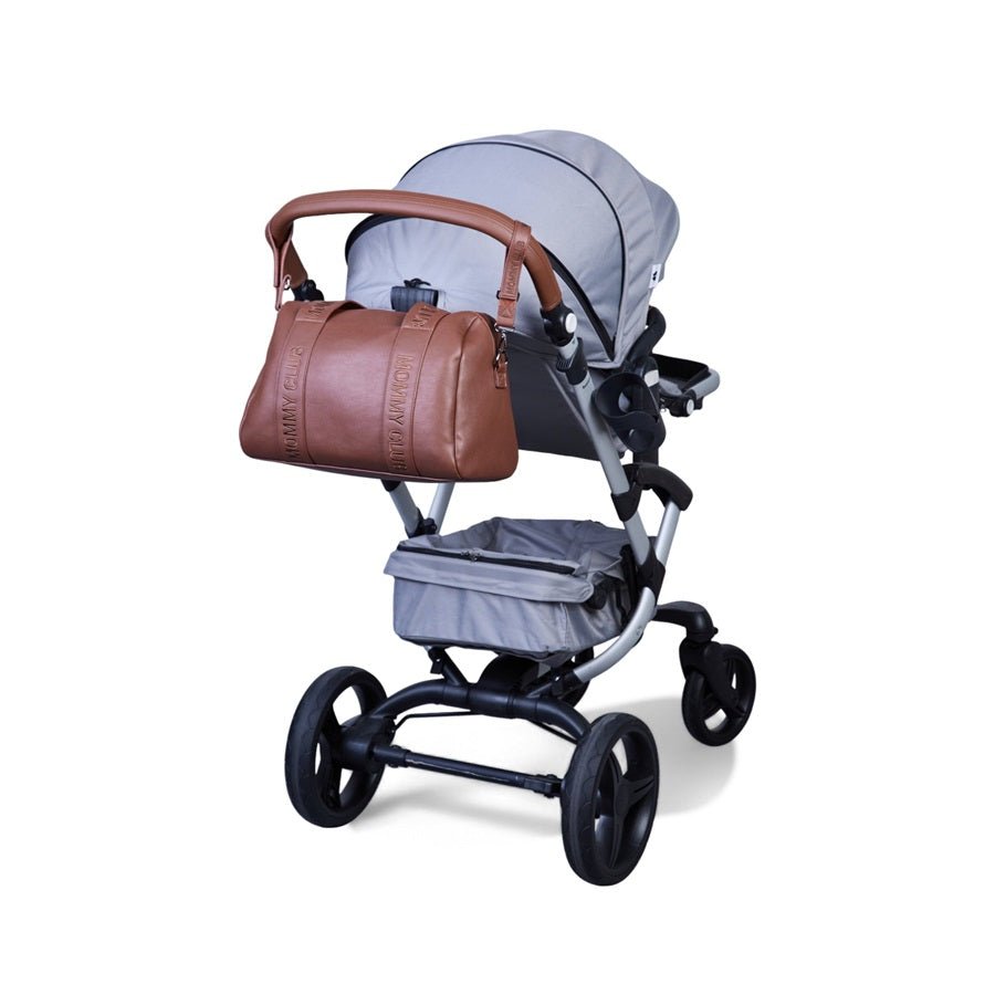 Childhome Torba Mommy Club Signature Vegan Leather Brown - PUFFI