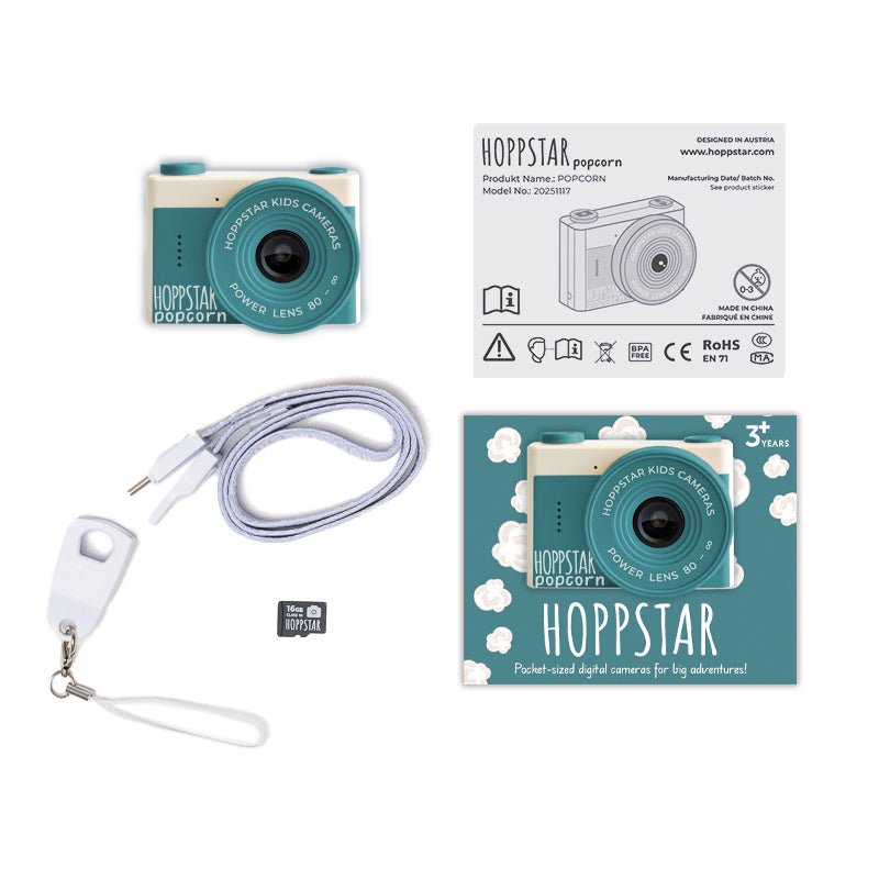 Hoppstar Otroški digitalni fotoaparat Popcorn Bay - PUFFI