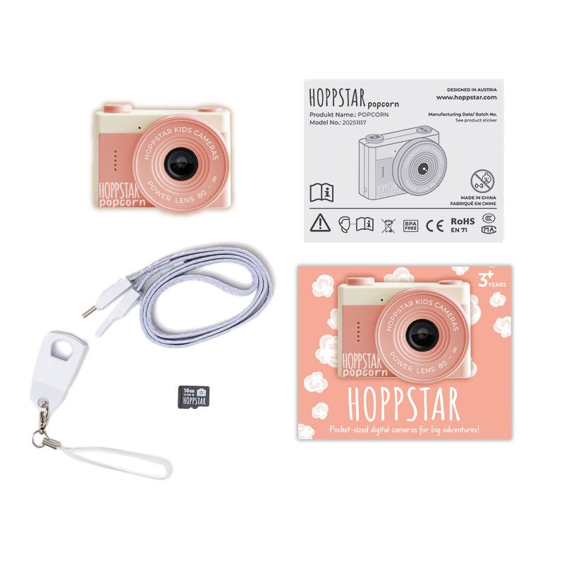Hoppstar otroški digitalni fotoaparat Popcorn Sorbet - PUFFI