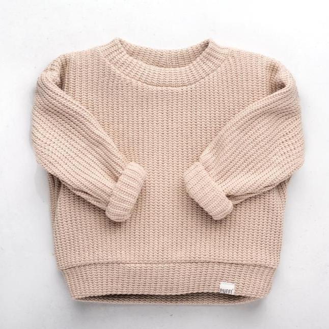 Jopa - Cable Knit Beige - PUFFI