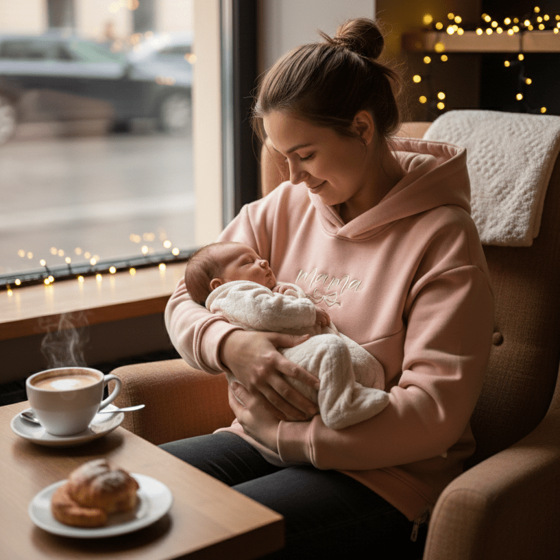 Jopa za dojenje ZIMSKA - PUFFI