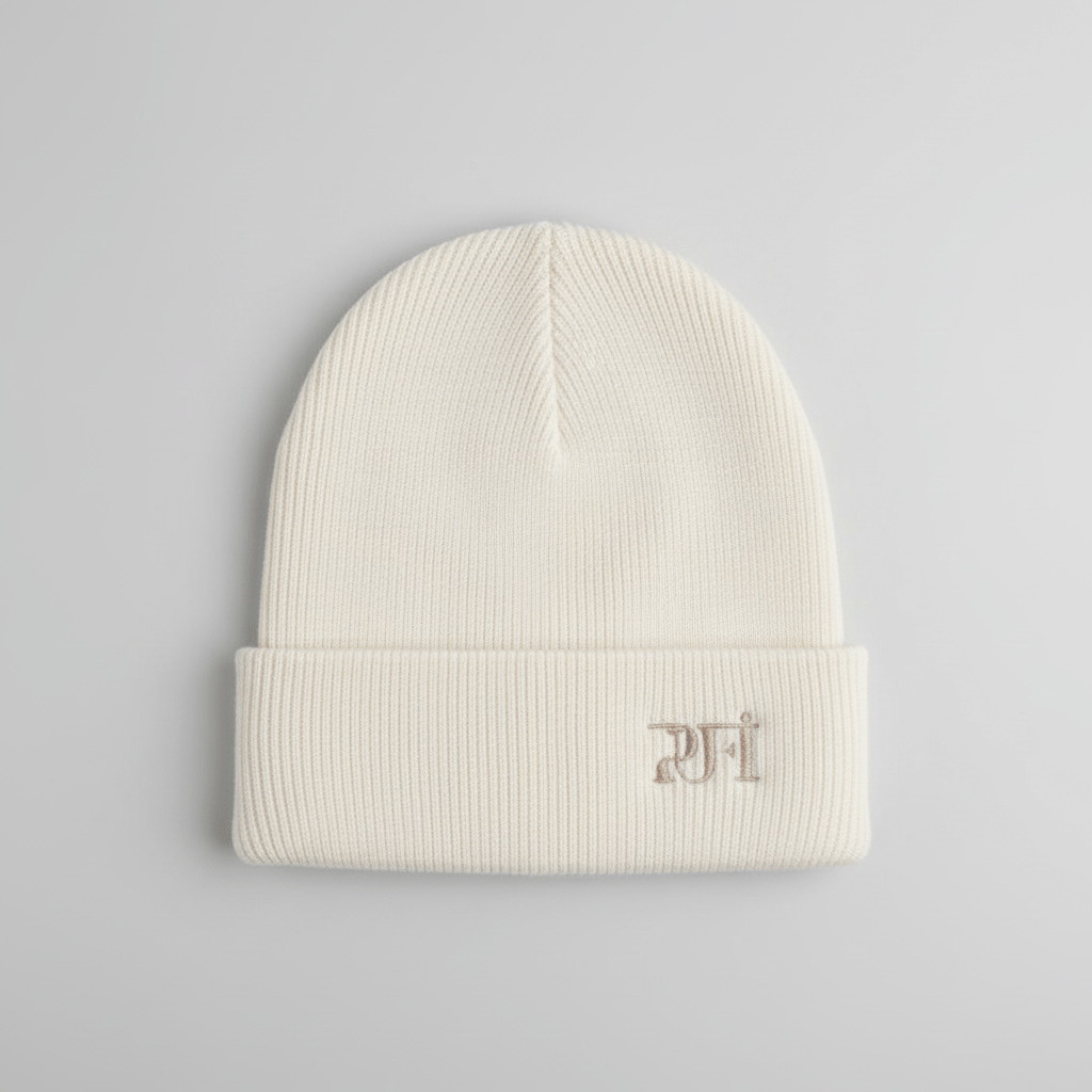Knitted organic beanie - Bela - PUFFI