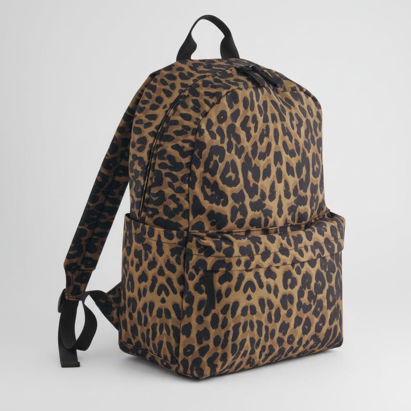 Leopard nahrbtnik z vezenjem - full size - PUFFI