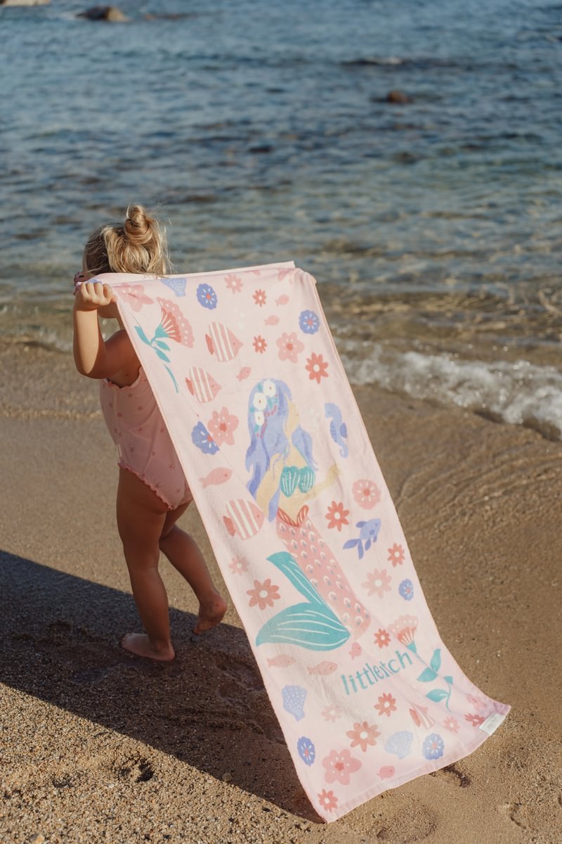 Little Dutch® brisača za plažo Dreamy Mermaid - PUFFI