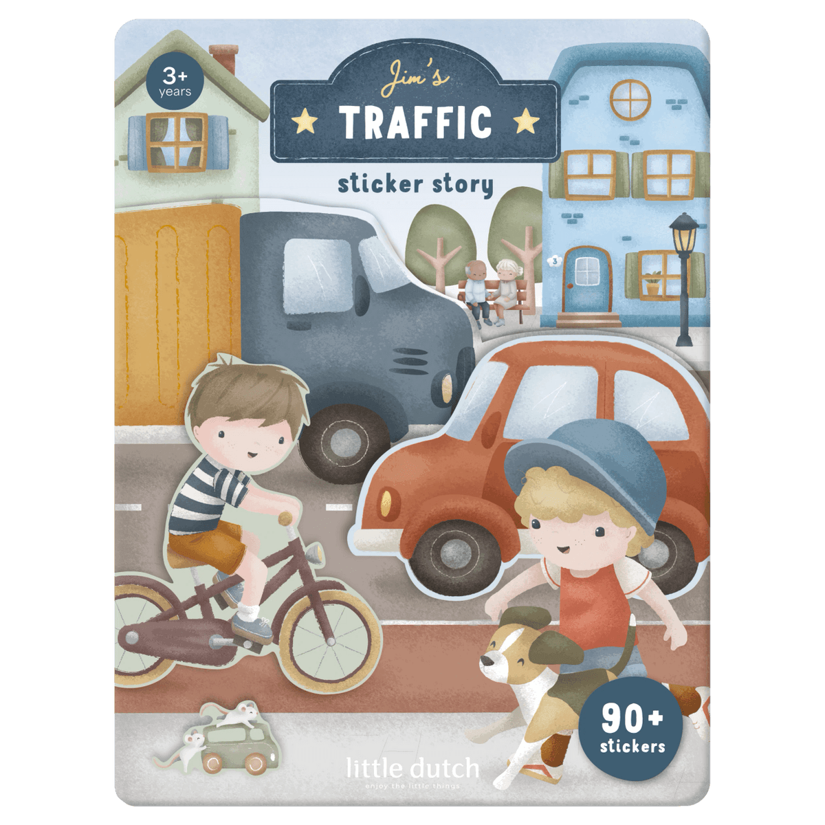 Little Dutch® Knjižica z nalepkami Jim &amp; Friends