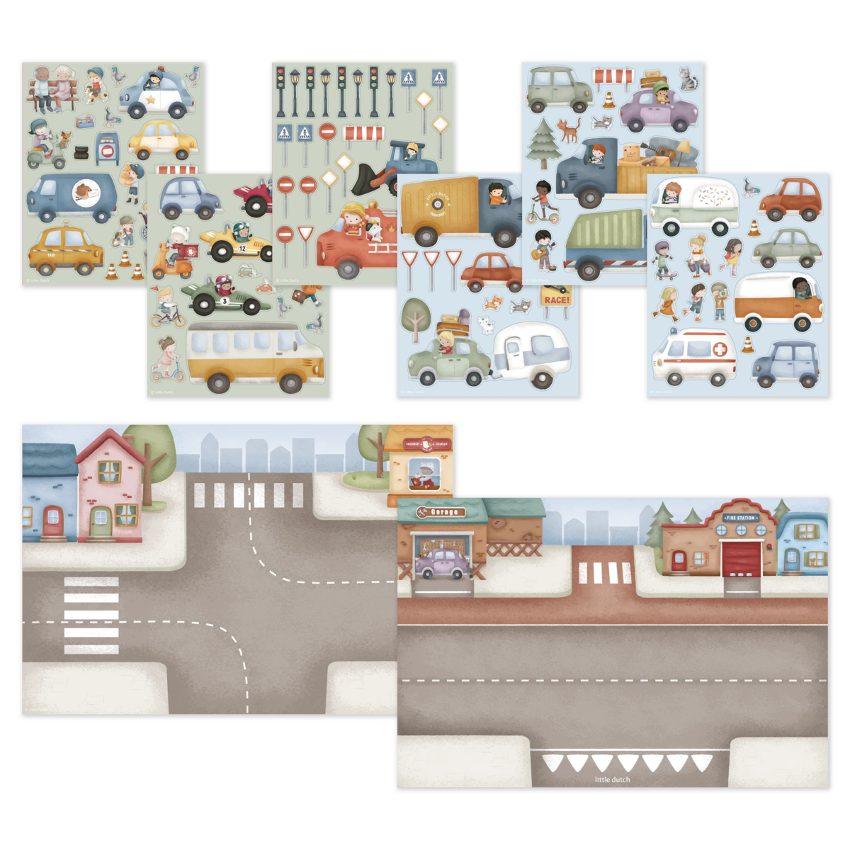 Little Dutch® Knjižica z nalepkami Jim &amp; Friends