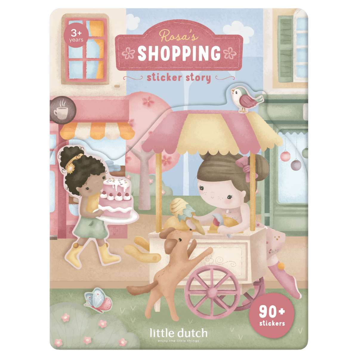 Little Dutch® Knjižica z nalepkami Rosa & Friends - PUFFI
