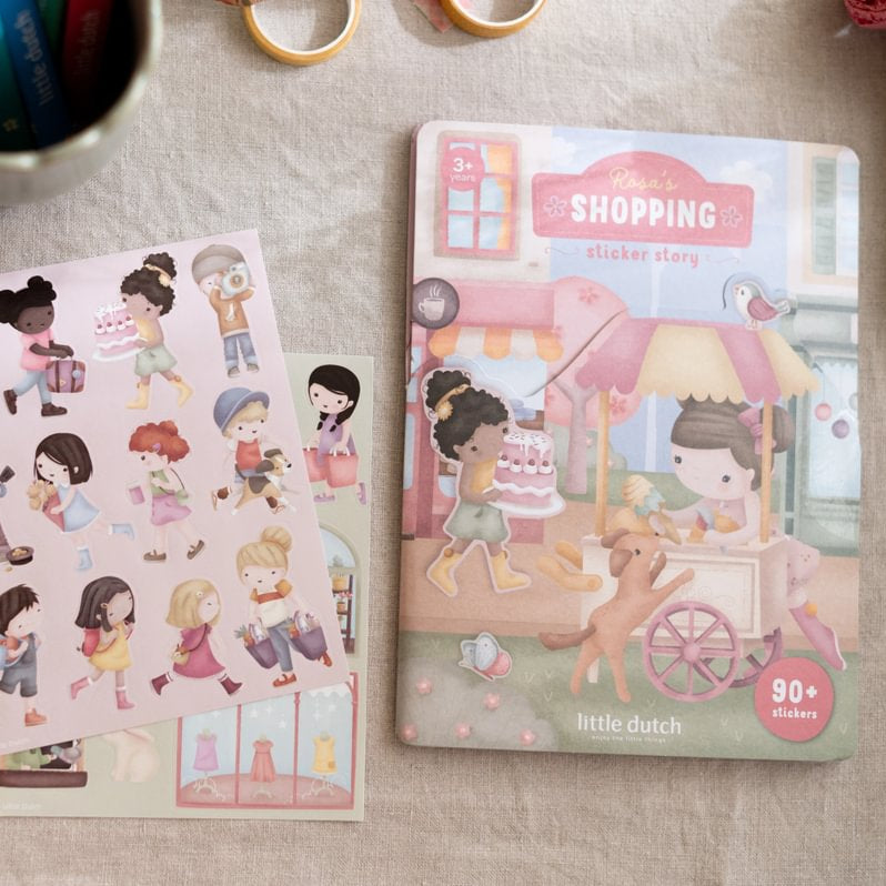 Little Dutch® Knjižica z nalepkami Rosa &amp; Friends