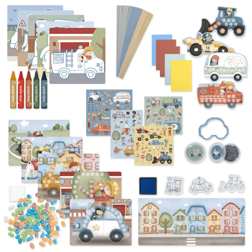 Little Dutch® Kreativna škatla XL Jim &amp; Friends - PUFFI