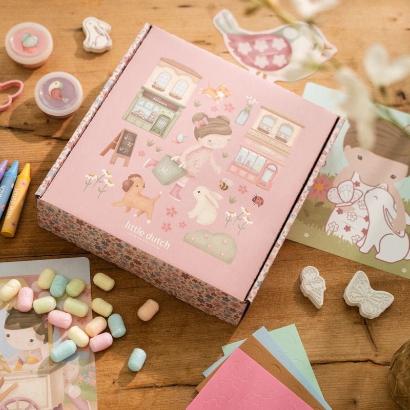 Little Dutch® Kreativna škatla XL Rosa &amp; Friends - PUFFI