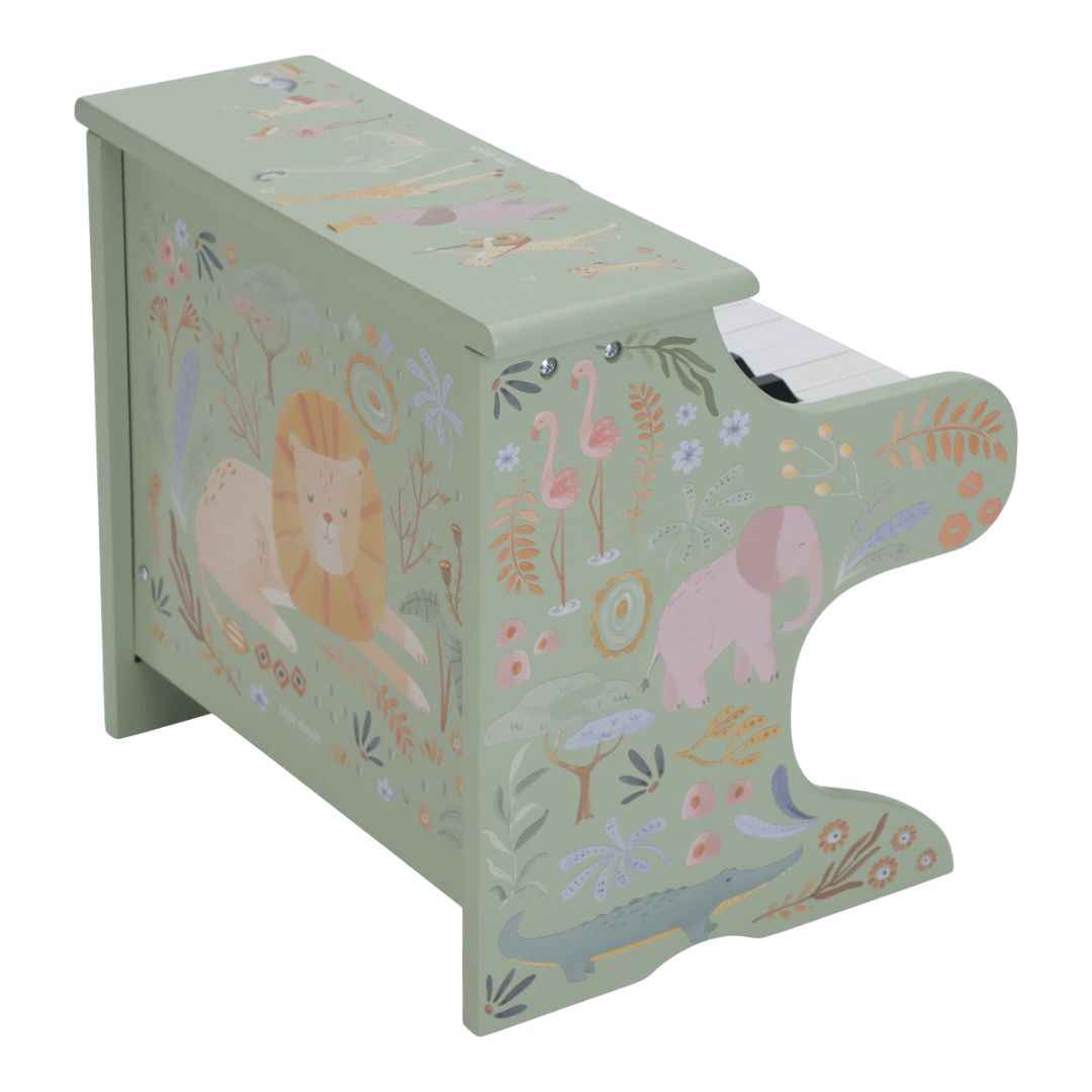 Little Dutch lesen klavir Safari Friends Green - PUFFI