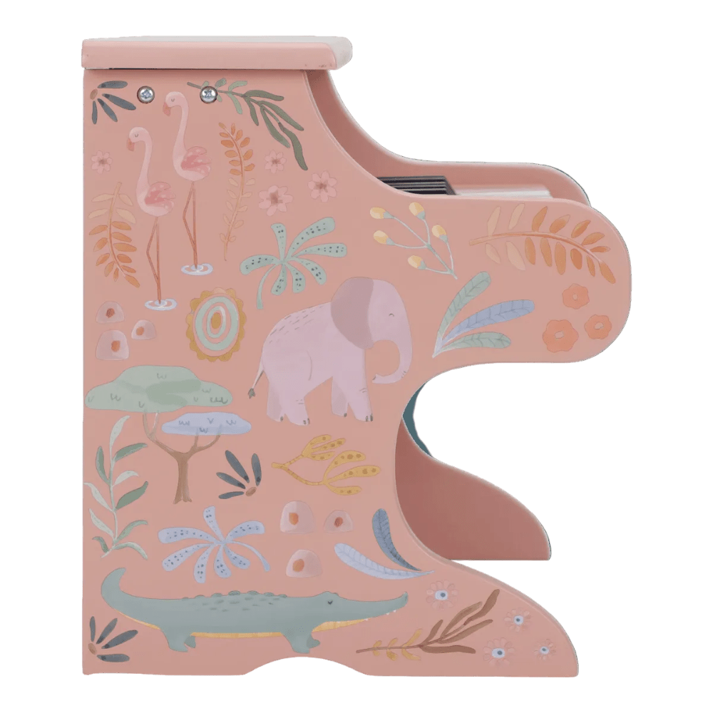 Little Dutch Lesen klavir Safari Friends Pink - PUFFI