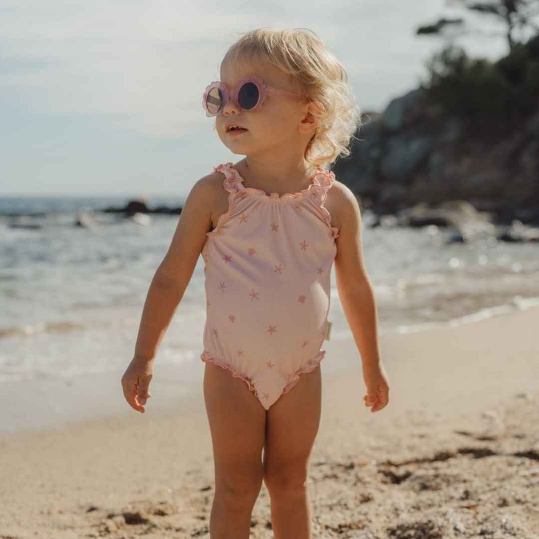 Little Dutch Otroška sončna očala Shell Mermaid Pink - PUFFI