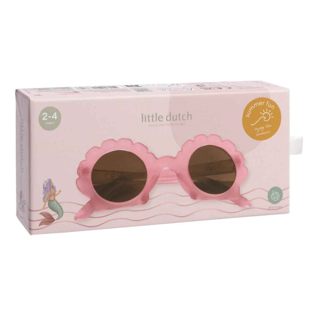 Little Dutch Otroška sončna očala Shell Mermaid Pink - PUFFI