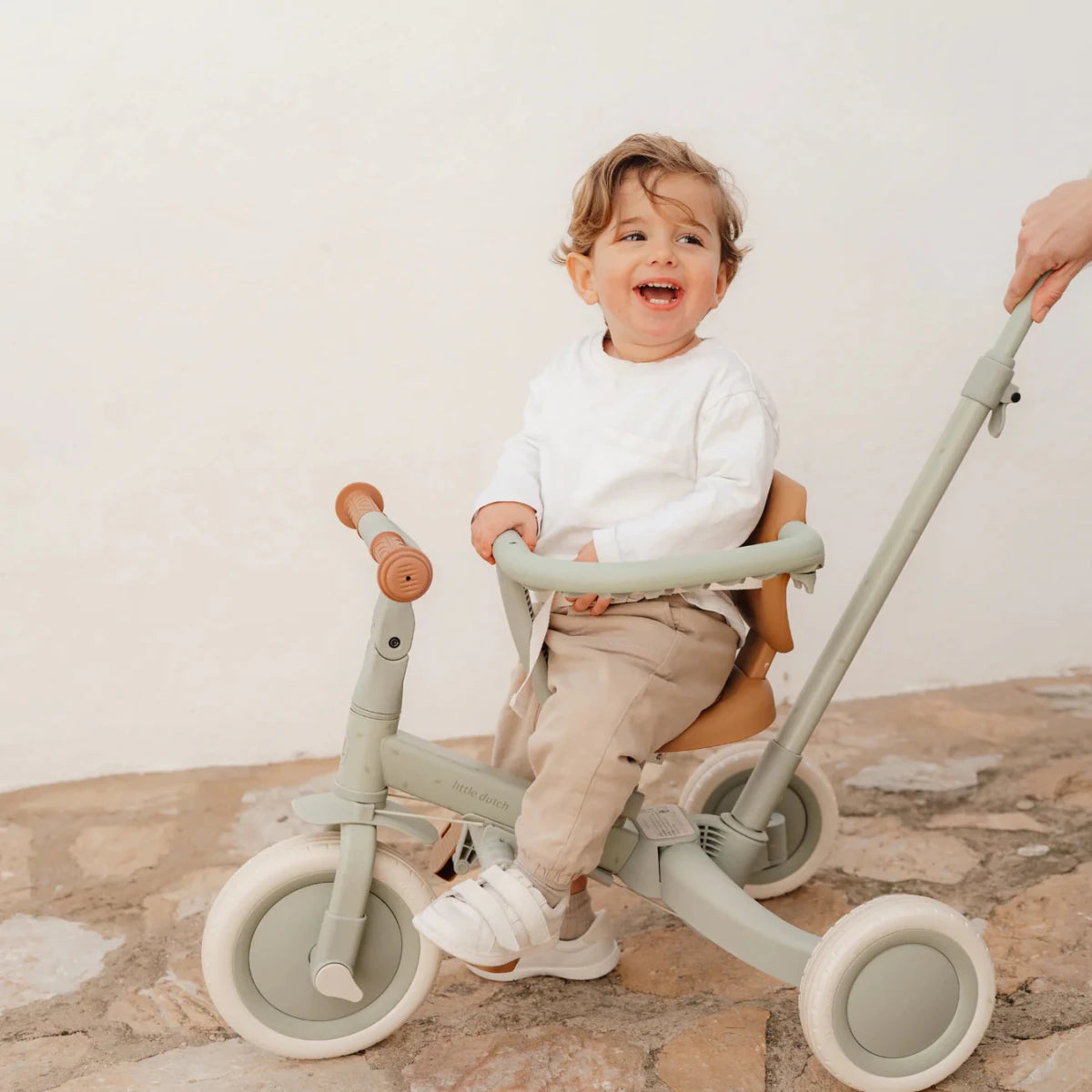 Little Dutch® Otroški tricikel Green (4v1) - PUFFI