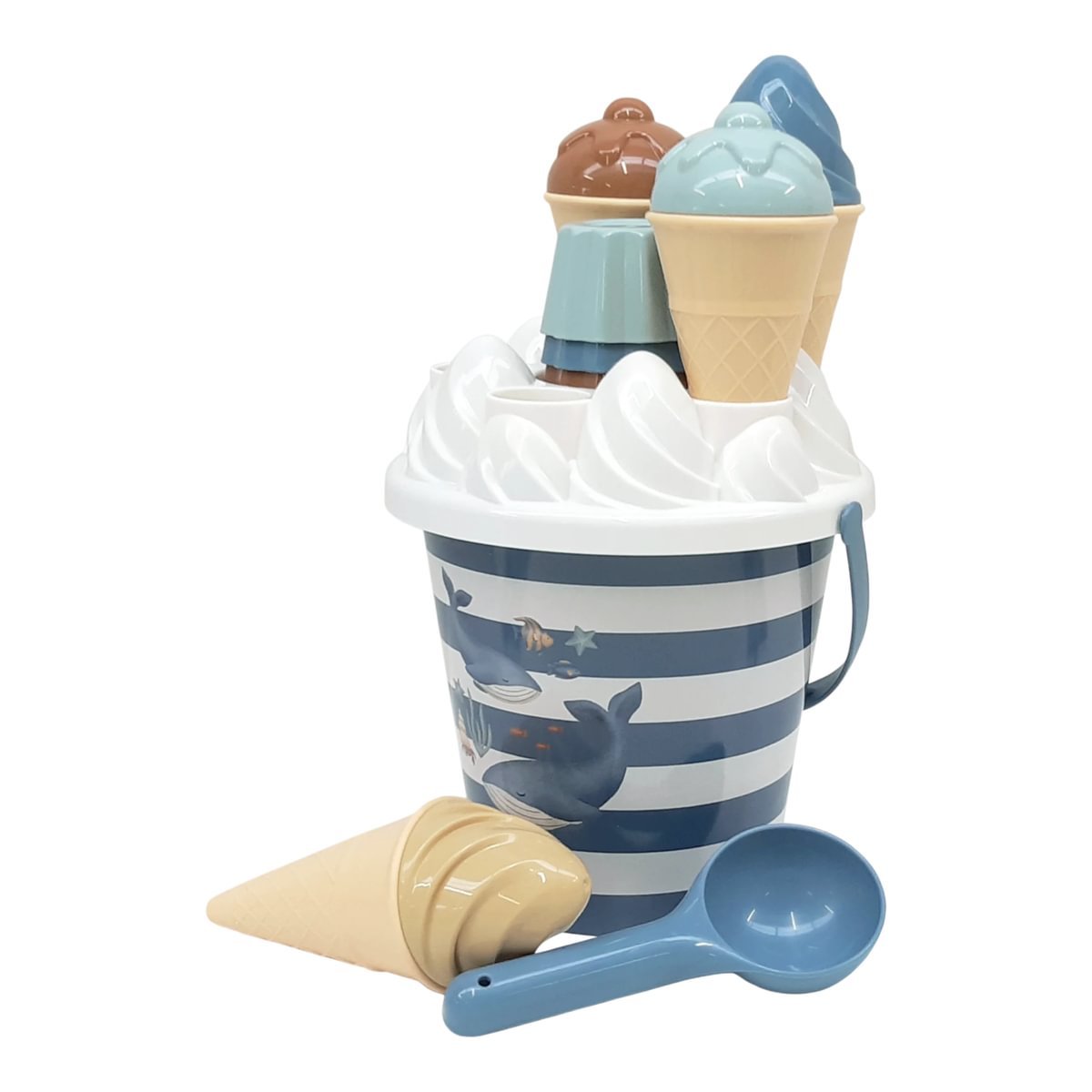 Little Dutch set za na plažo Ocean World Ice Cream - PUFFI