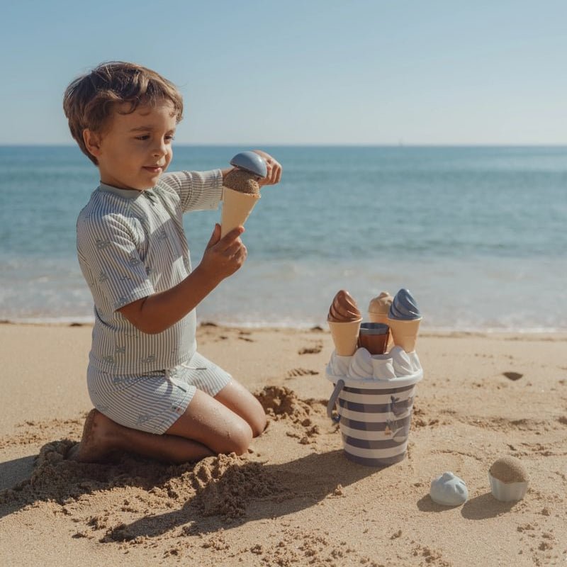 Little Dutch set za na plažo Ocean World Ice Cream - PUFFI