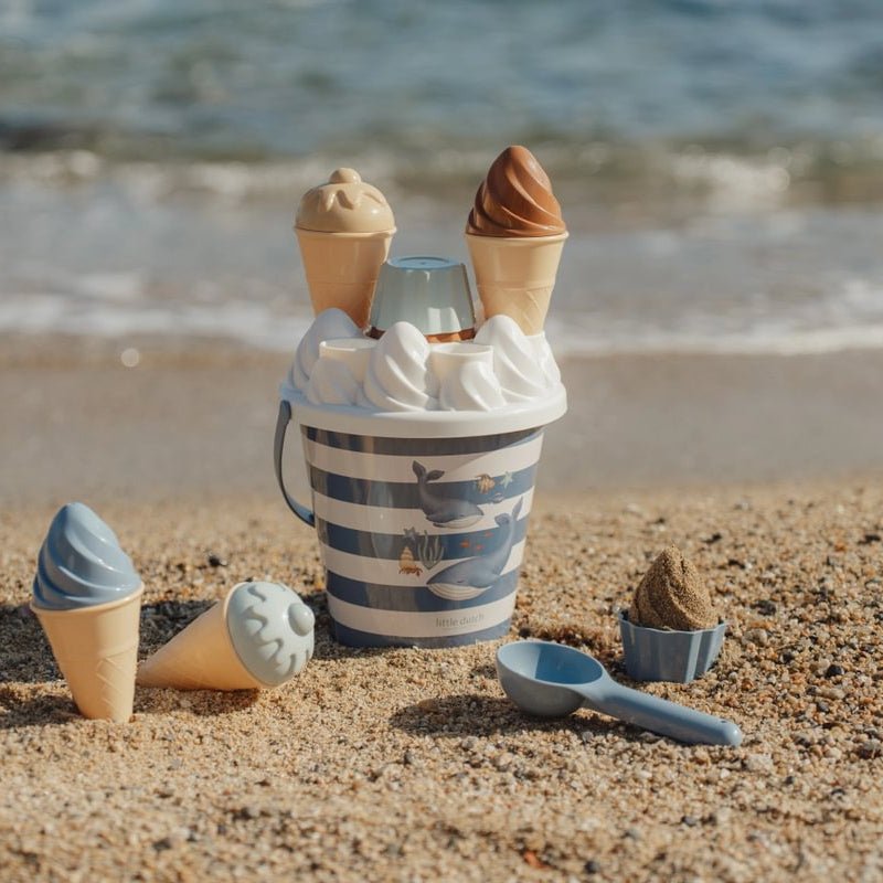 Little Dutch set za na plažo Ocean World Ice Cream - PUFFI