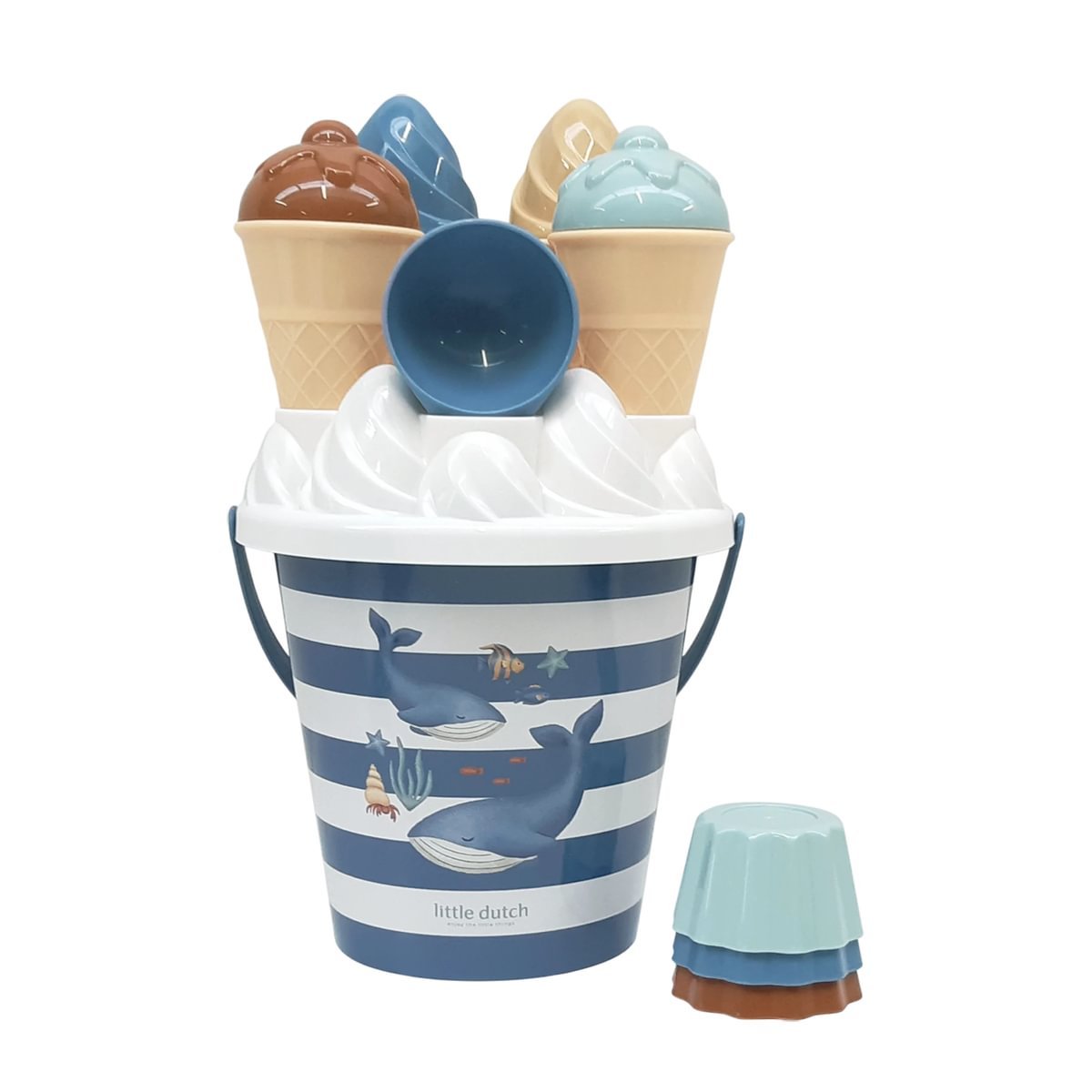Little Dutch set za na plažo Ocean World Ice Cream - PUFFI