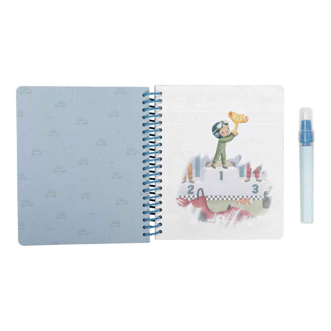 Little Dutch Water magic book Jim Vehicles - PUFFI
