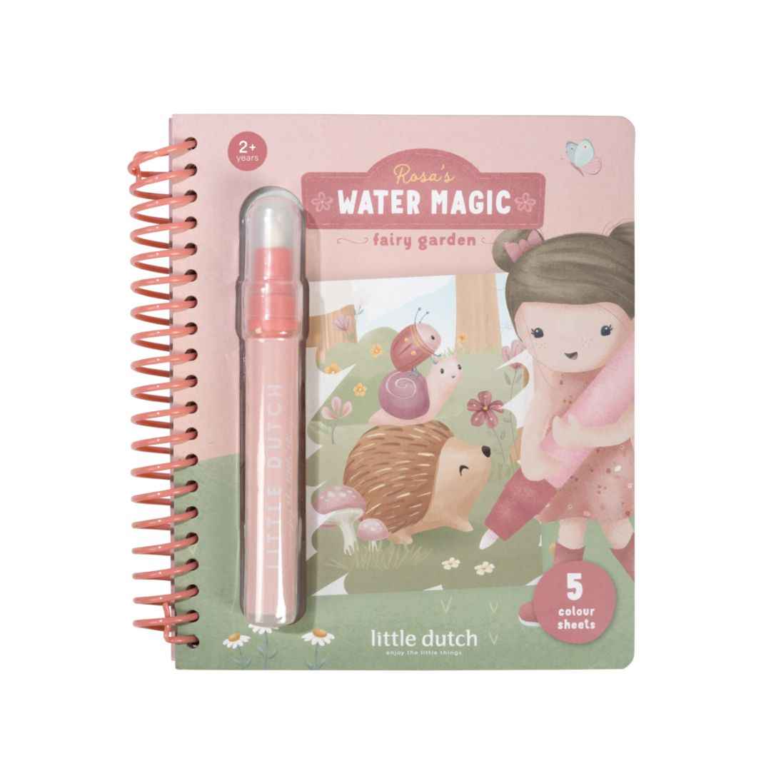 Little Dutch Water magic book Rosa Fairy Garden - PUFFI