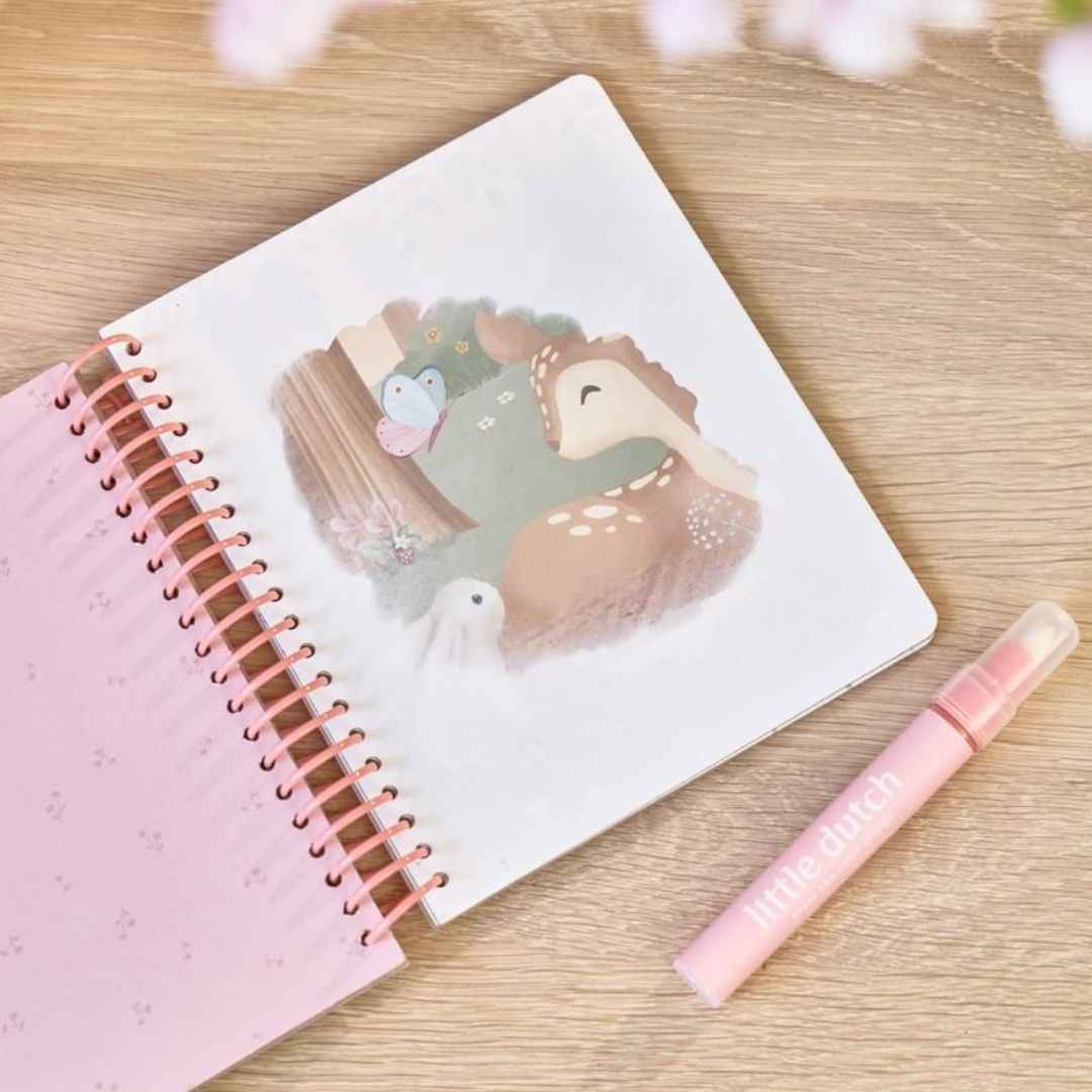 Little Dutch Water magic book Rosa Fairy Garden - PUFFI