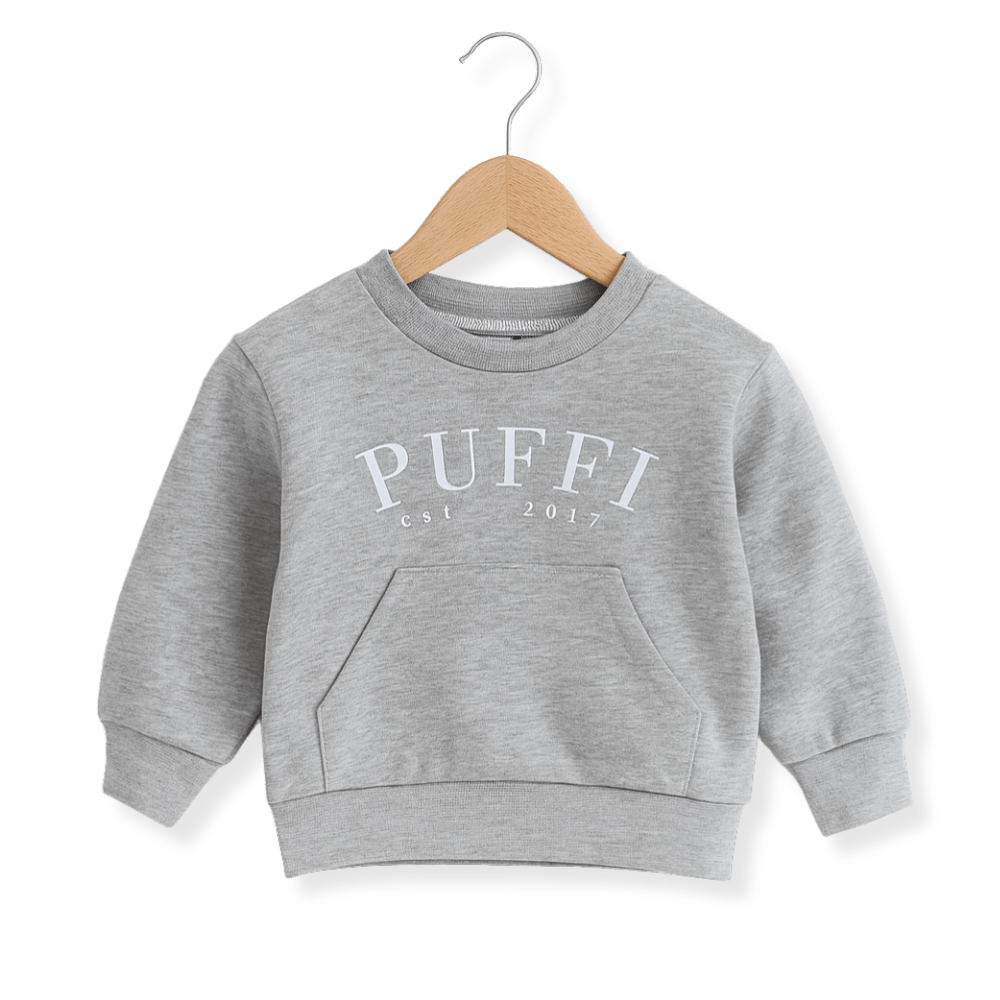 Otroška jopa Sweatshirt BREEZE LUMINOUS GREY - PUFFI