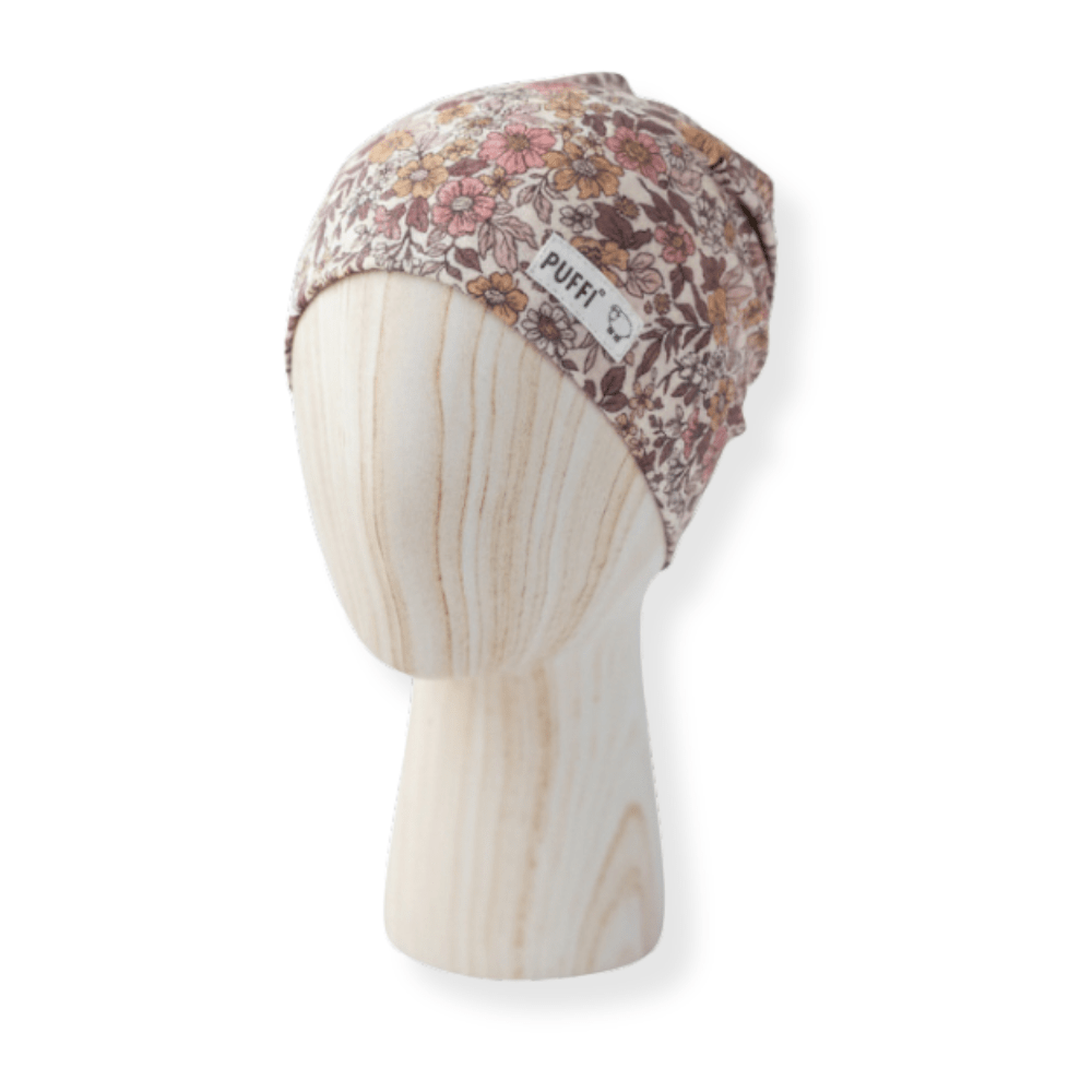 Otroška kapa Beanie - Jersey RUSTY GARDEN - PUFFI