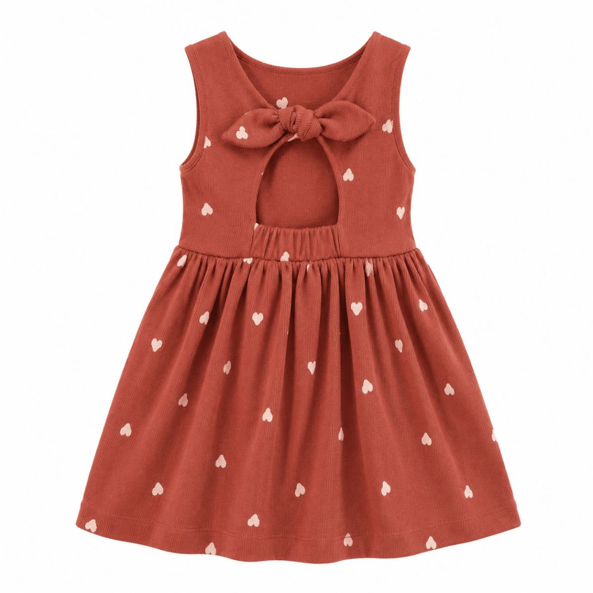 Otroška oblekica blossom, Ribbed Hearts - PUFFI