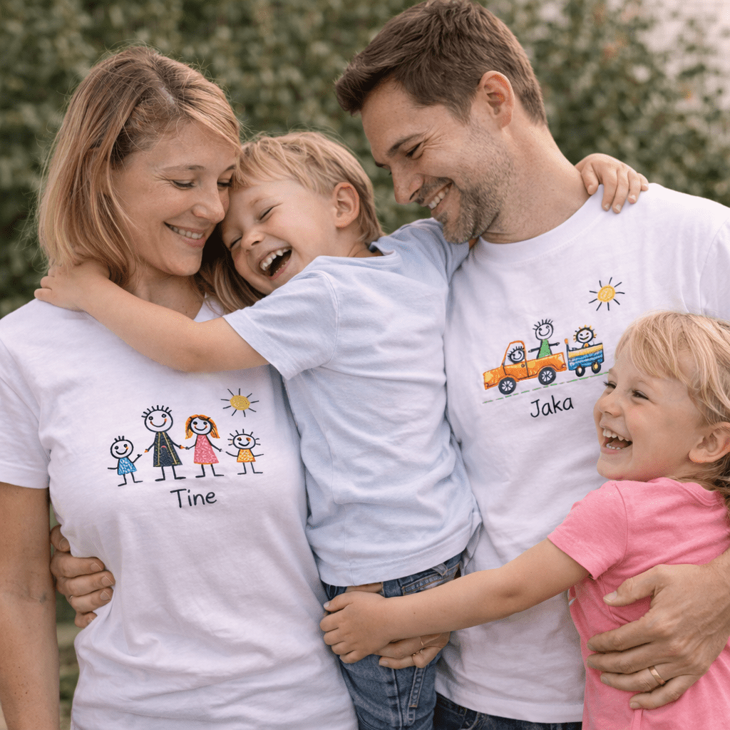 Otroška risbica na majici - PUFFI