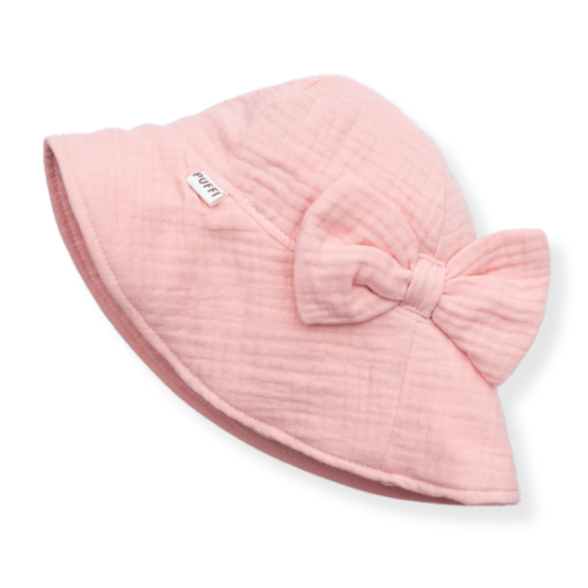 Otroški poletni klobuček z mašno, Rose - PUFFI