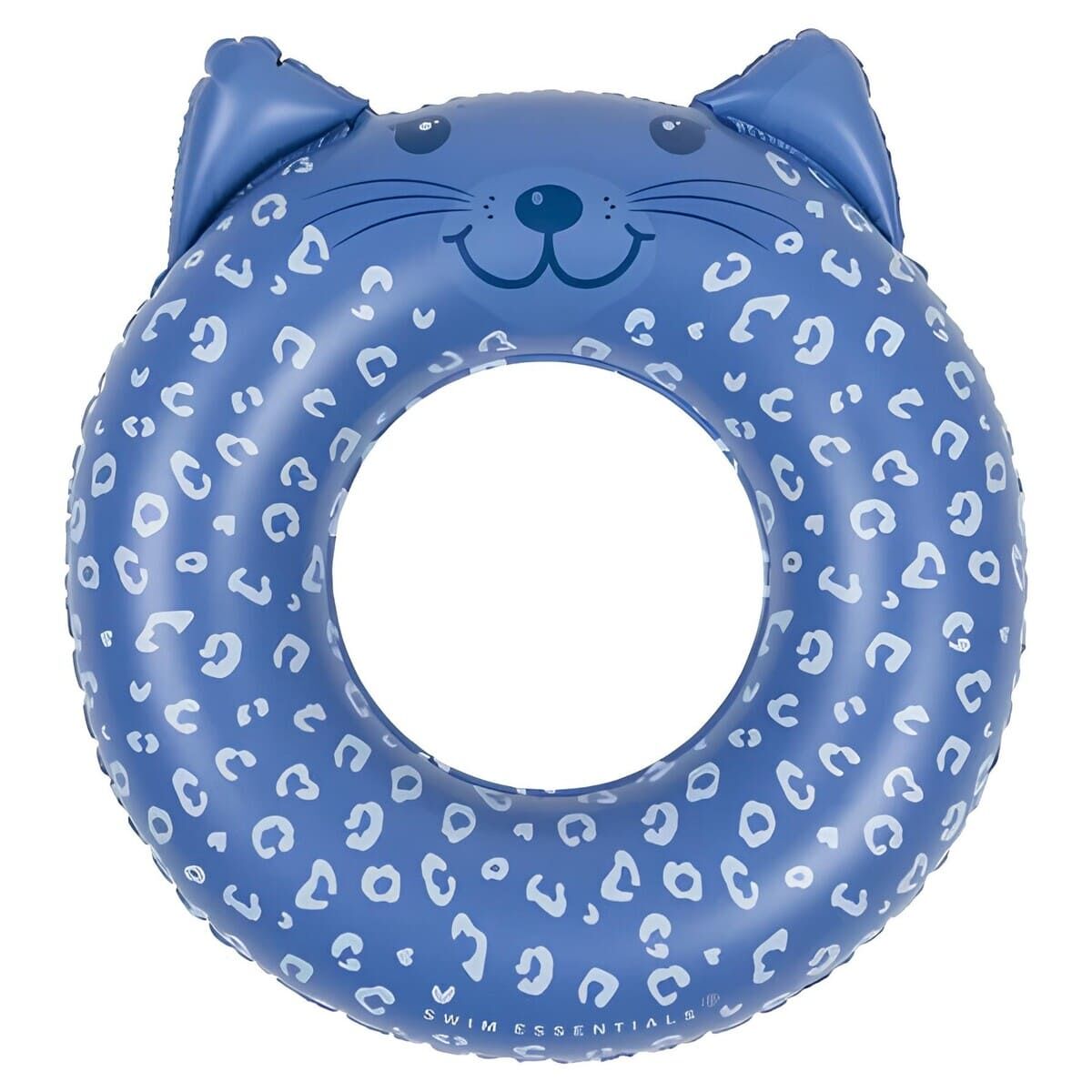 Swim Essentials Otroški plavalni obroč 55cm, Blue Panterprint - PUFFI