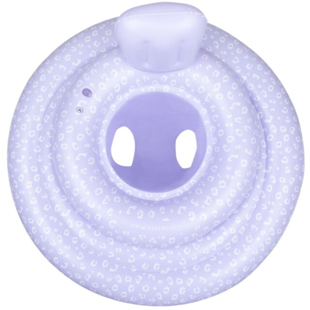 Swim Essentials Otroški plavalni obroč s hlačkami, Lilac Panther Print - PUFFI