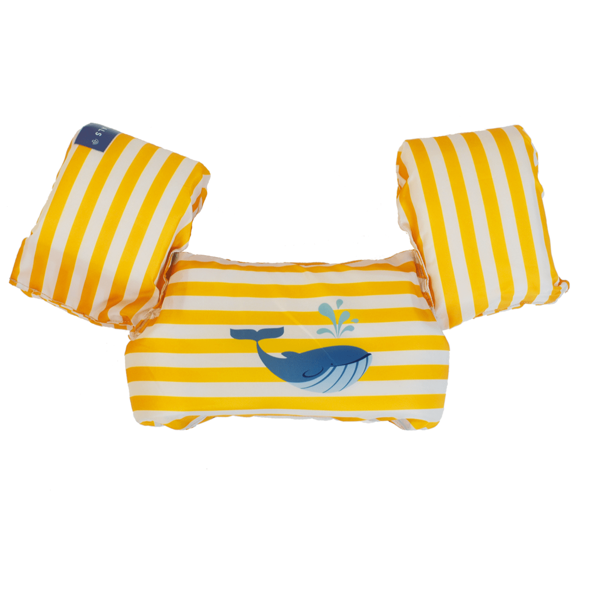 Swim Essentials Otroški plavalni pripomoček z rokavčki, Yellow whale - PUFFI