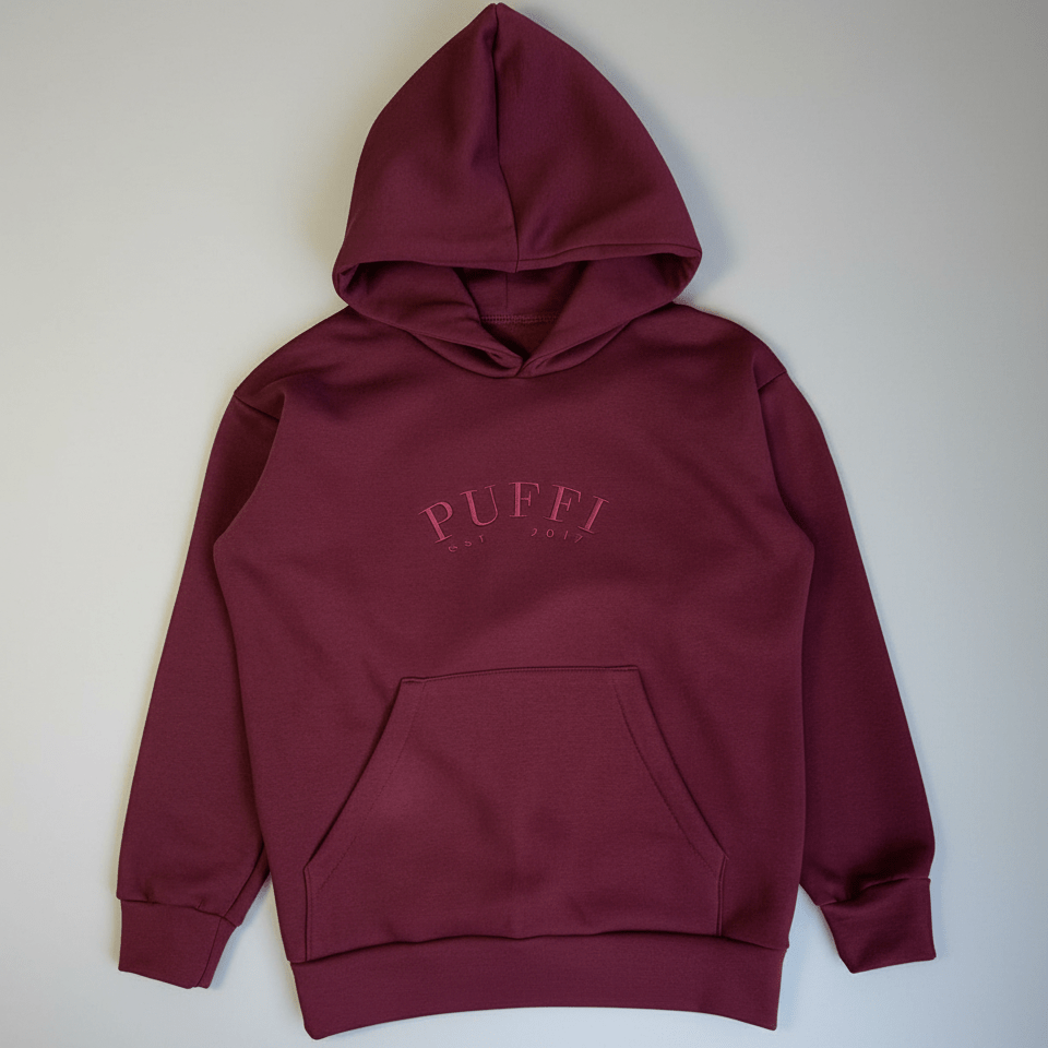 Ženska jopa COZY - Bordo Rdeča - PUFFI