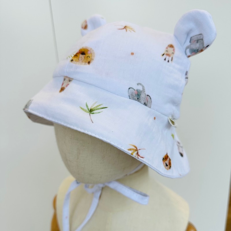 Poletni klobuček z ušeski - SAFARI